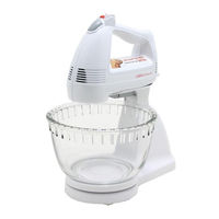 Sunbeam MIXMASTER 2372 Manual De Instrucciones