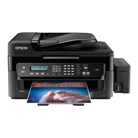 Epson L555 Guía Básica