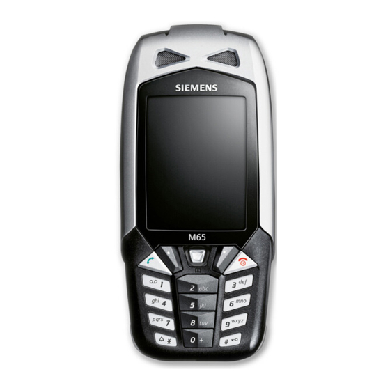 Siemens M65 Instrucciones De Seguridad