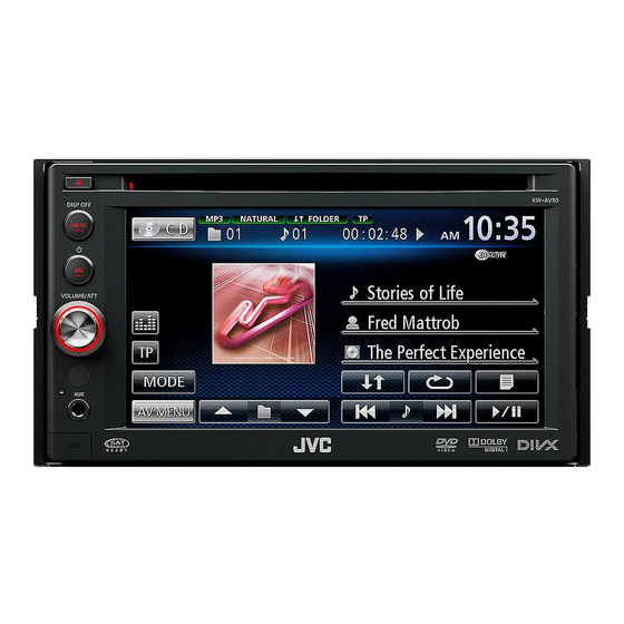 JVC KW-AV50 Manual De Instalación/Conexion