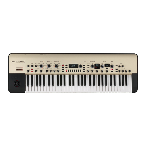 Korg KingKORG Guía De Parámetros