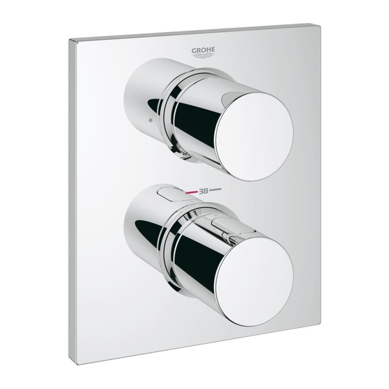 Grohe GROHTHERM F 27 618 Manuales