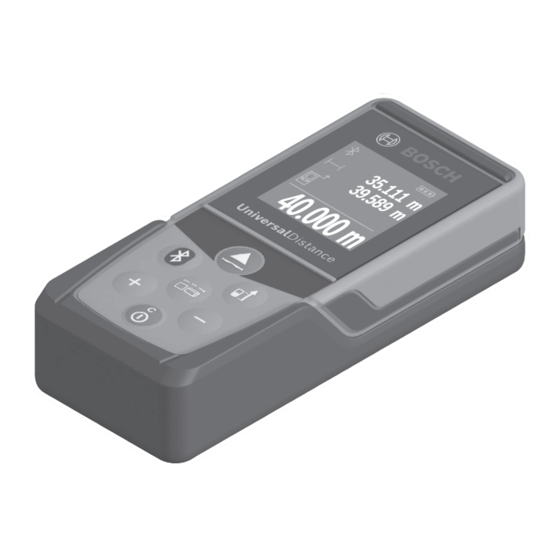 Bosch UniversalDistance 40C Manual Original