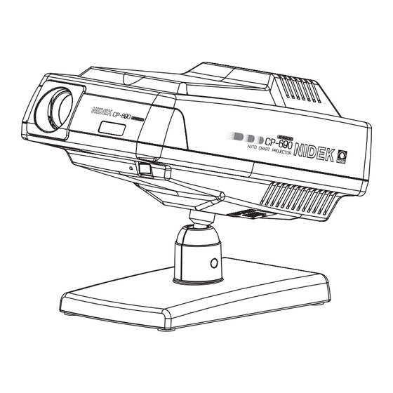 Nidek CP-690 advanced Manual De Usuario