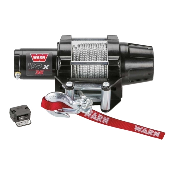 Warn VRx Manual Del Usuario