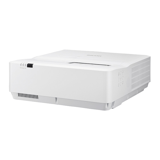 Ricoh PJ WXC4660 Manuales