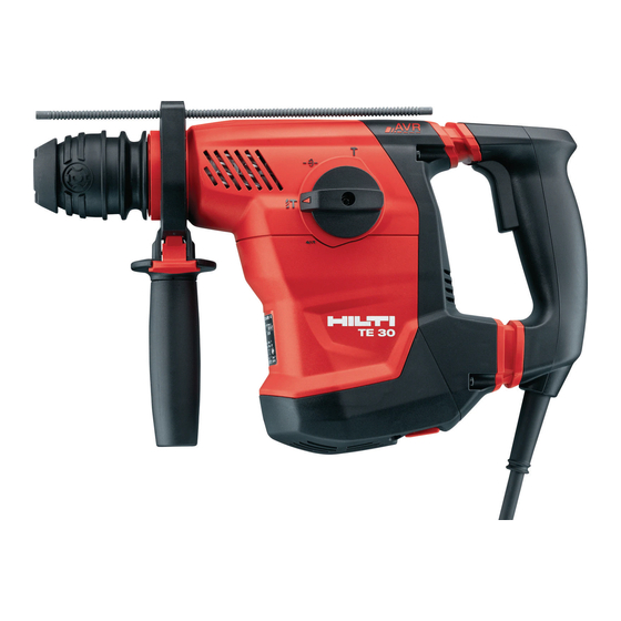 Hilti TE 30 Manual De Instrucciones