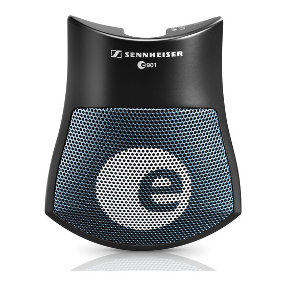 Sennheiser evolution e901 Instrucciones Para El Uso