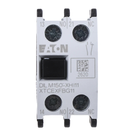 Eaton XTCEXSBNC Serie XTCEXFBGC Serie Instrucciones De Montaje