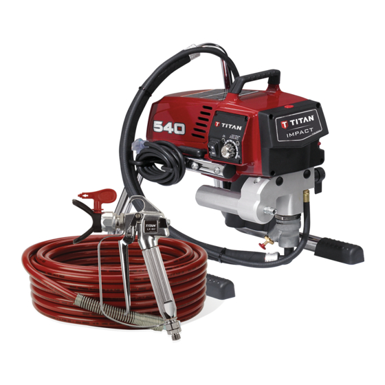 Titan Impact 540 Instrucciones De Uso