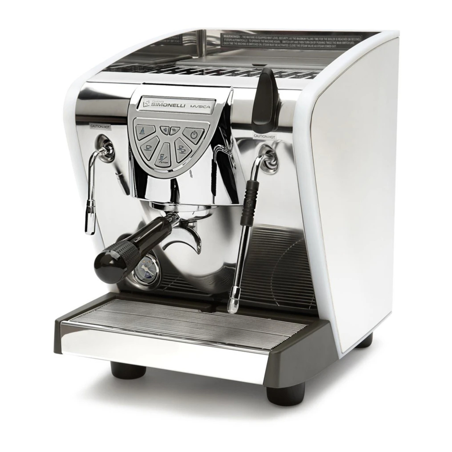 Nuova Simonelli MUSICA Manuales