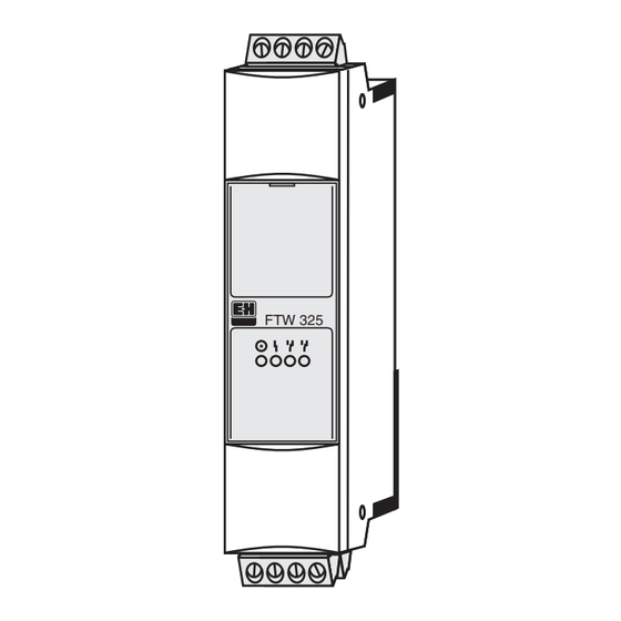Endress+Hauser nivotester FTW 325 Manual De Instrucciones