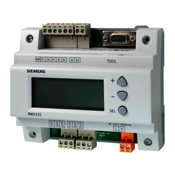 Siemens RWD32S Instrucciones De Montaje