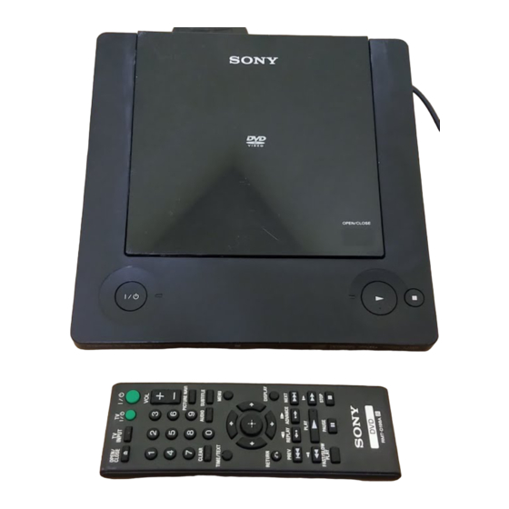 Sony DVP-PR50P Manual De Instrucciones