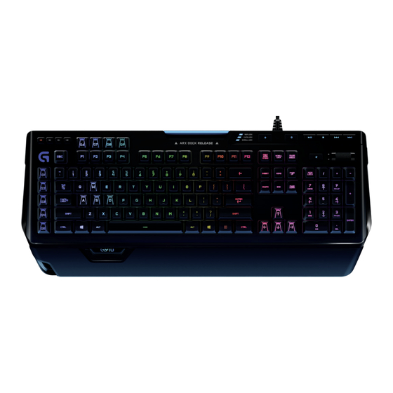 Logitech G G910 ORION SPECTRUM Guía De Configuración