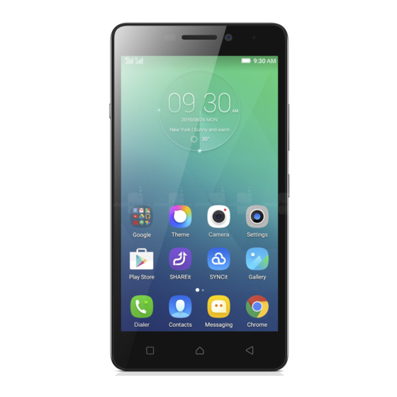Lenovo VIBE P1m Manual De Usuario