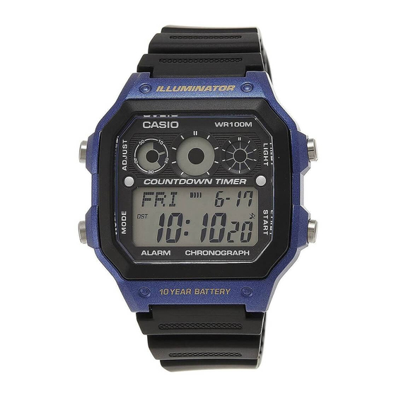 Casio 3426 Guía De Operación
