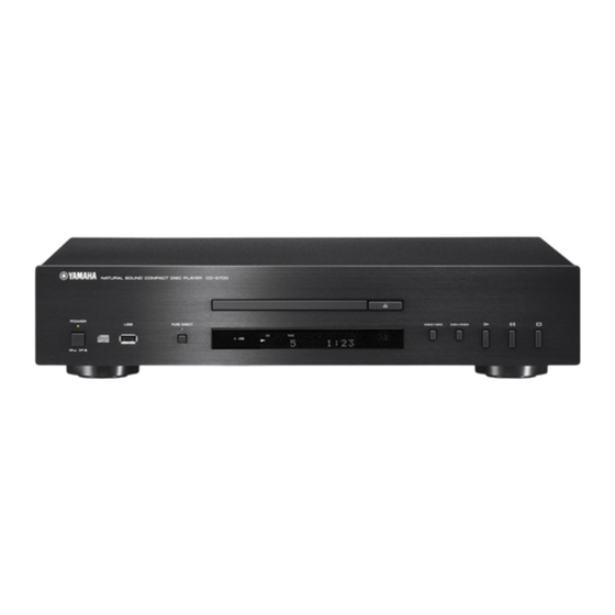 Yamaha CD-S700 Manual De Instrucciones