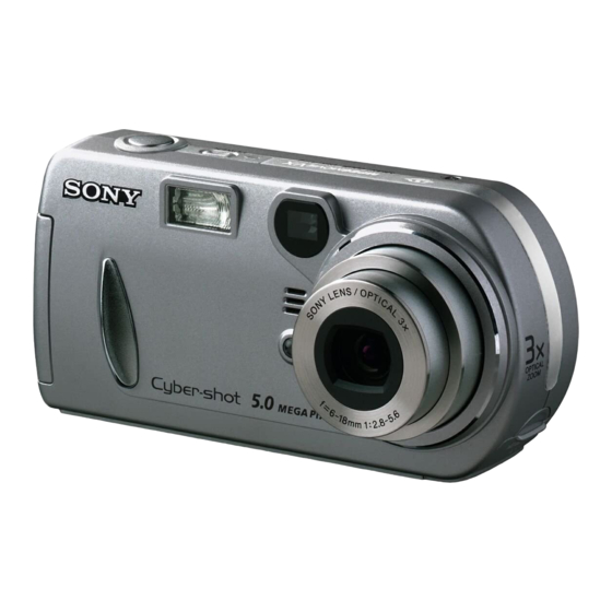 Sony Cyber-shot DSC-P92 Manual De Instrucciones
