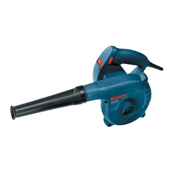 Bosch GBL 800 E Professional Manual Original