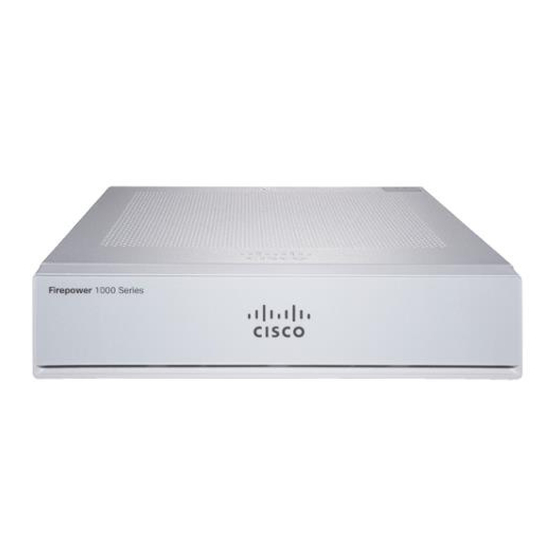 Cisco Firepower 1010 Serie Guia De Instalacion