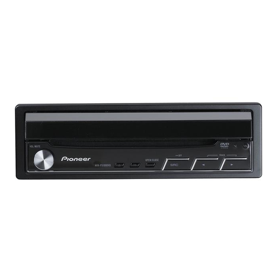 Pioneer AVH-P5100DVD Manual De Instalación