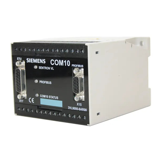 Siemens 3VL9000-8AR00 Manual De Instrucciones