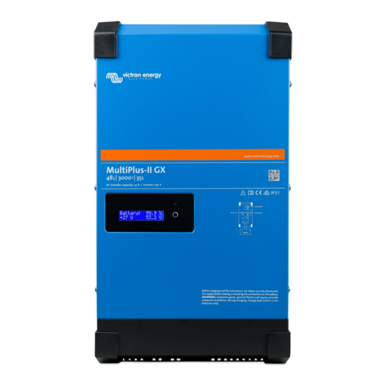 VICTRON ENERGY EASYSOLARII 48/3000/3532 230V MPPT 250/70 GX MANUAL DE
