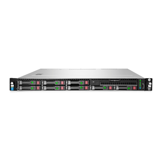 HP ProLiant DL160 Gen9 Guía De Usuario