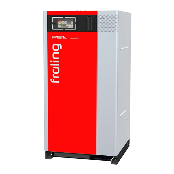 Fröling PE1c Pellet 16 Manual De Instalación