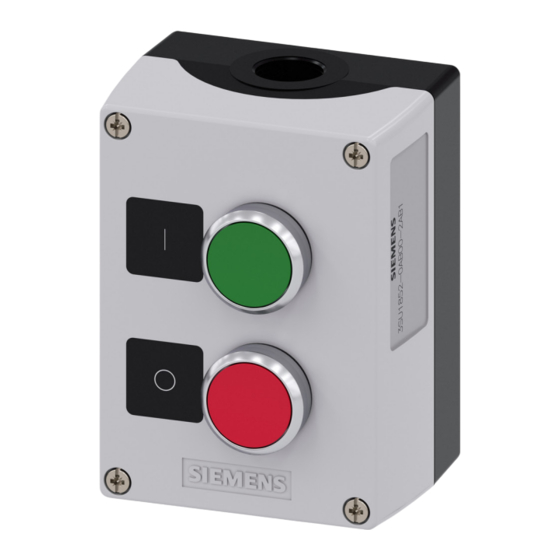 Siemens 3SU1 Manual De Sistema