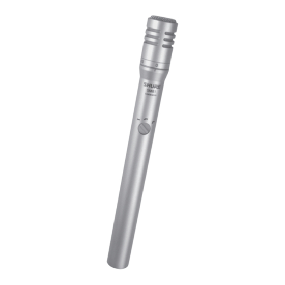 Shure SM81 Guia Del Usuario
