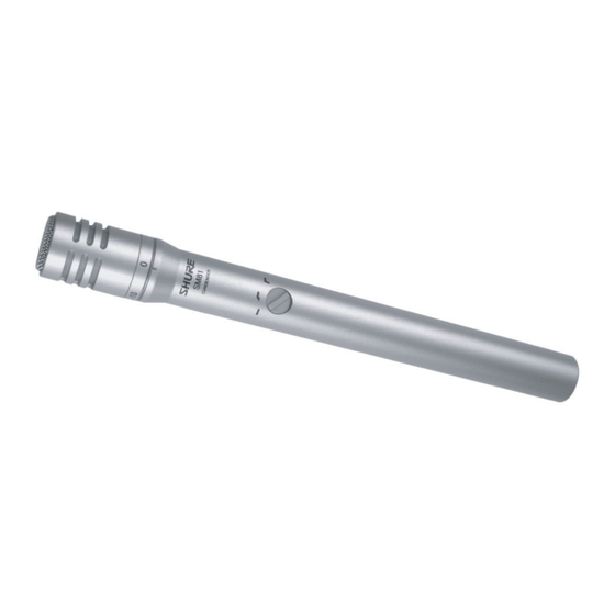 Shure SM81 Guia Del Usuario