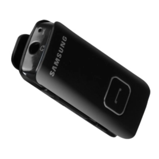 Samsung Stylish Clip-on HS3000 Manual De Instrucciones