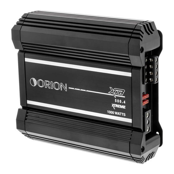 Directed Electronics ORION XTR2504 Manual Del Propietário