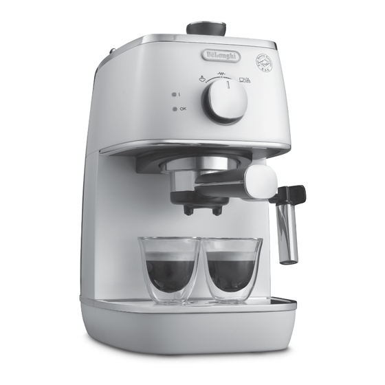 DeLonghi ECI341 Manual Del Usuario