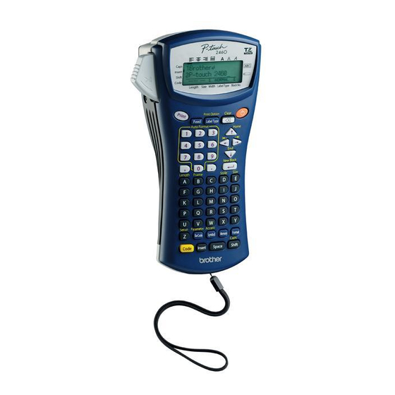Brother P-touch 2460 Guia Del Usuario