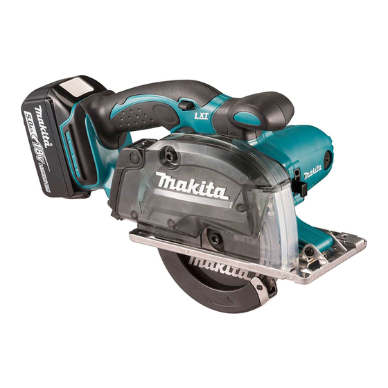 Makita DCS552 Manual De Instrucciones