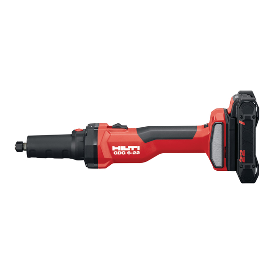 Hilti NURON GDG 6-22 Manual De Instrucciones