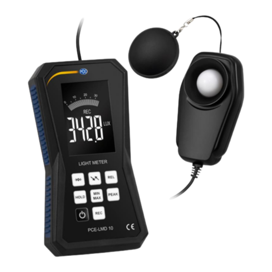 PCE Instruments PCE-LMD 5 Manual Del Usuario