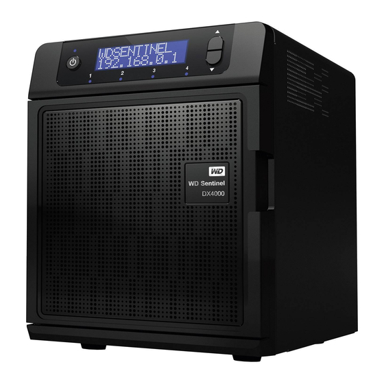 Western Digital Sentinel DX4000 Guía Rápida De Inicio