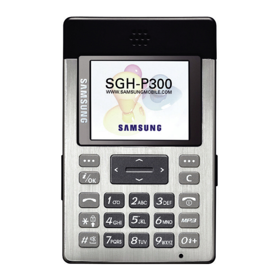 Samsung SGH-P300 Manual Del Usuario