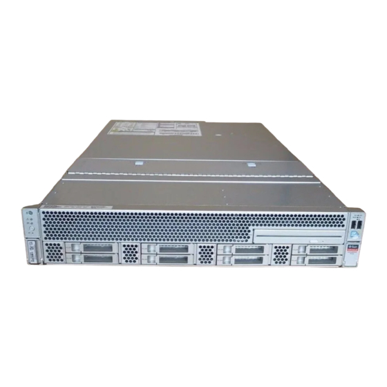 Oracle Sun Server X3-2L Manuales