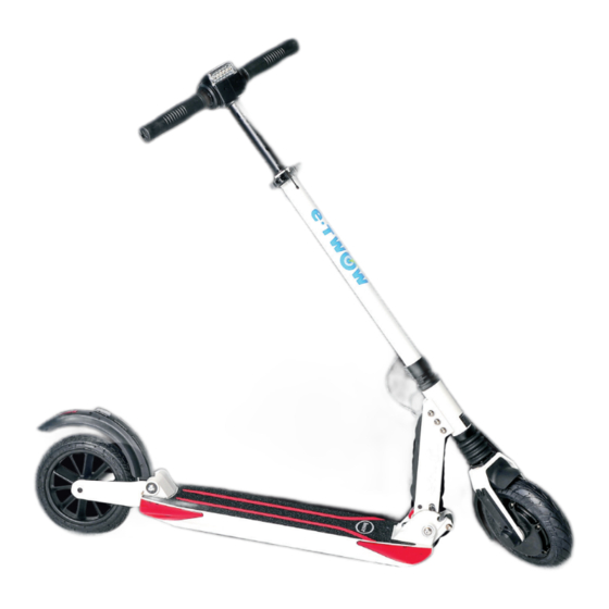 e-TWOW BOOSTER V Manual Del Usuario
