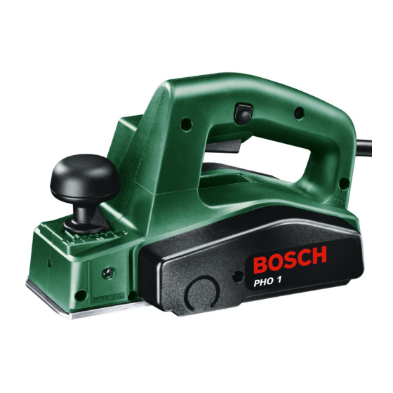 Bosch PHO 1 Manual Original