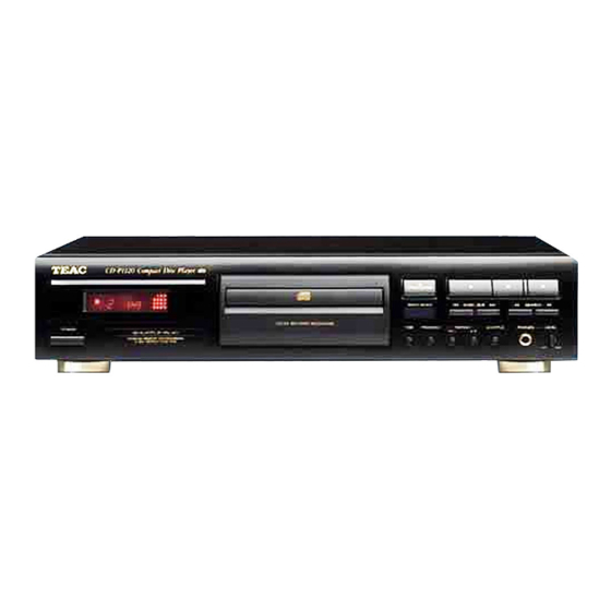 Teac CD-P1120 Manual Del Propietário