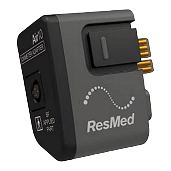ResMed Air10 Manual De Instrucciones