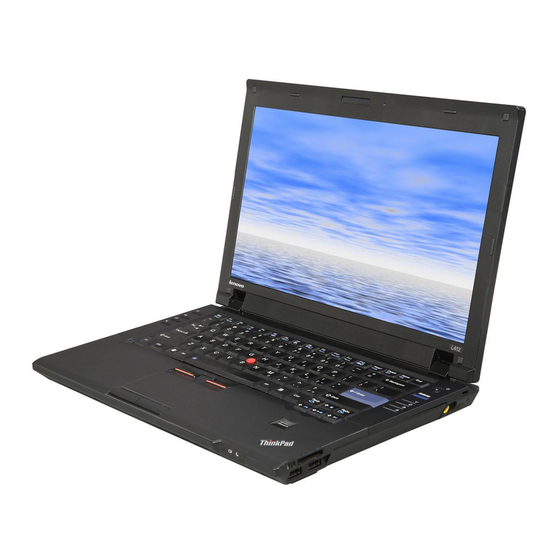 Lenovo ThinkPad SL410 Guía De Configuración