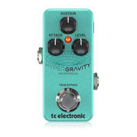 Tc Electronic HYPERGRAVITY MINI COMPRESSOR Guia De Inicio Rapido