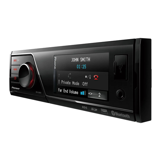 Pioneer MVH-8300BT Manual De Instalación